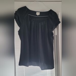 NWOT Violet And Claire Black Blouse Large